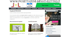 Desktop Screenshot of progettazione-impianti-elettrici.it